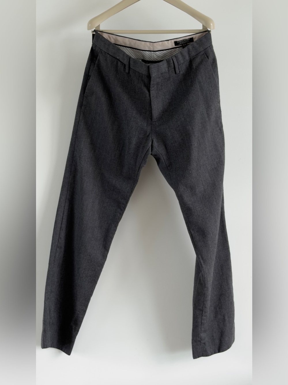 Banana Republic Tailored Slim Fit Trousers - Grey